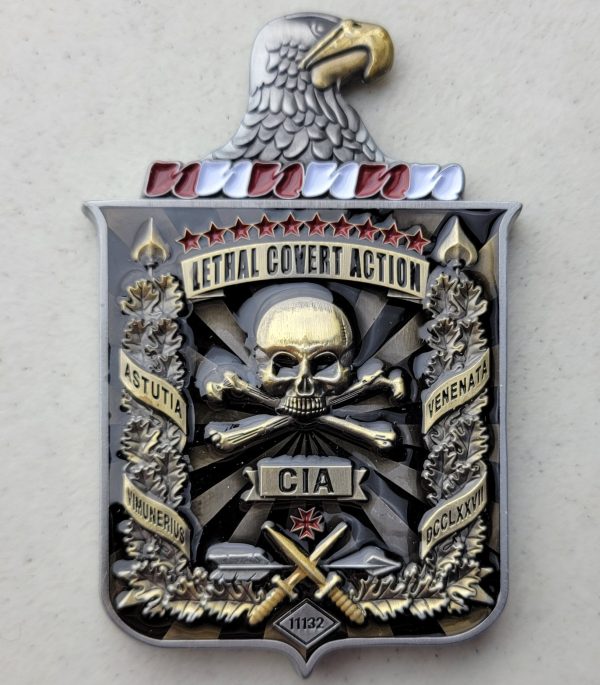 CIA - LETHAL COVERT ACTION - Challenge Coin - Image 2
