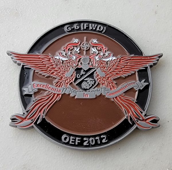 1st MARINE LOGISTICS GROUP (FWD) Challenge Coin - AFGHANISTAN - Image 2