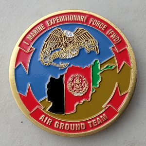 AIR GROUND TEAM - MARINE Challenge Coin - Afghanistan