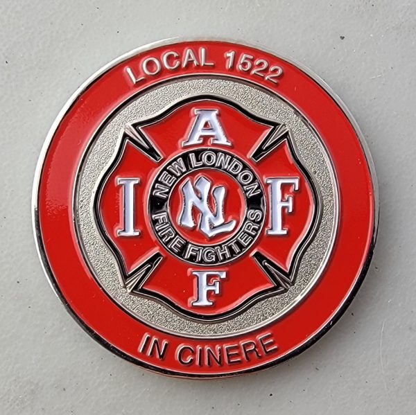 IAFF - New London - Challenge Coin - Image 2
