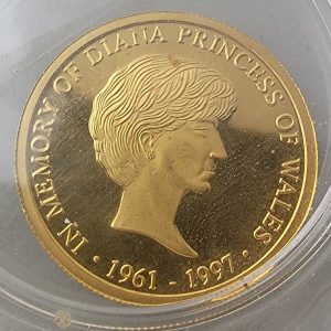 24K GOLD .999 Coin - Princess DIANA