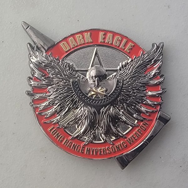 DARK EAGLE - SONIC BOOM - LONG RANGE HYPERSONIC WEAPON - Challenge Coin