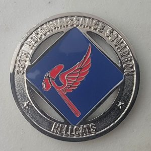 38th RECONNAISSANCE SQUADRON - SILVER - Challenge Coin