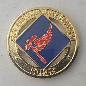 38th RECONNAISSANCE SQUADRON - GOLD -  Challenge Coin