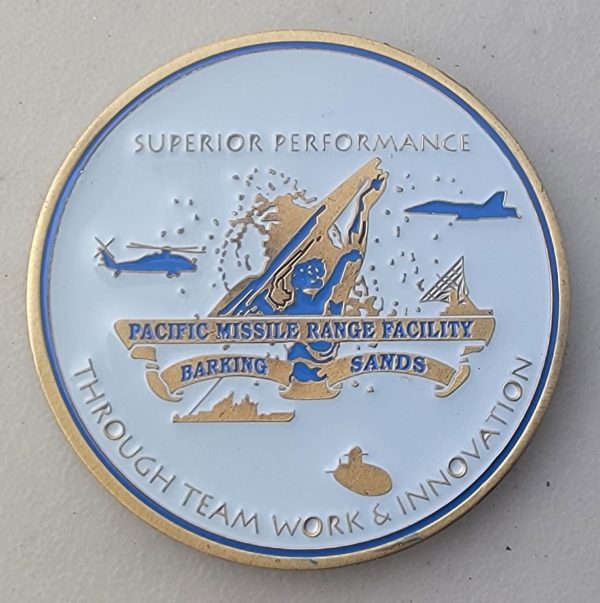 PACIFIC MISSLE RANGE FACILITY - Challenge Coin - Image 2