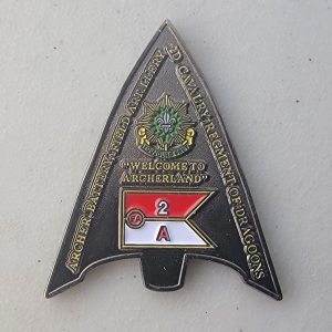 2D CAVALRY REGIMENT OF DRAGOONS - Challenge Coin