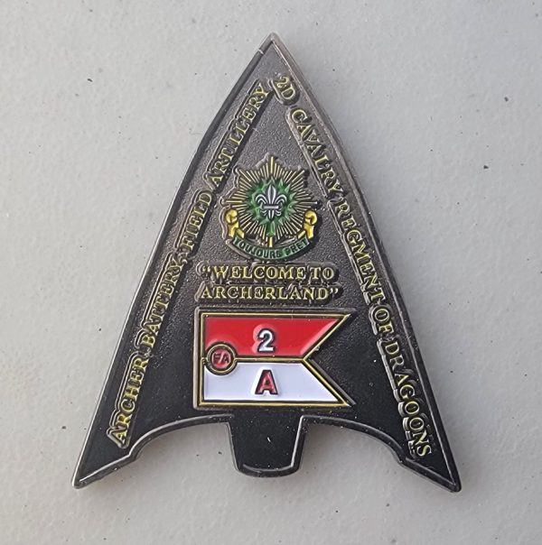 2D CAVALRY REGIMENT OF DRAGOONS - Challenge Coin