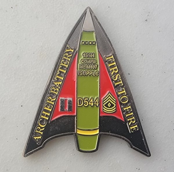 2D CAVALRY REGIMENT OF DRAGOONS - Challenge Coin - Image 2