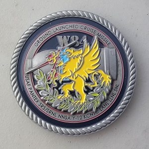 W84 - GROUND LAUNCED CRUISE MISSLE - Challenge Coin