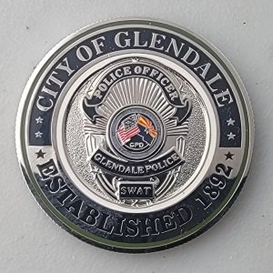 GLENDALE POLICE SWAT - Challenge Coin