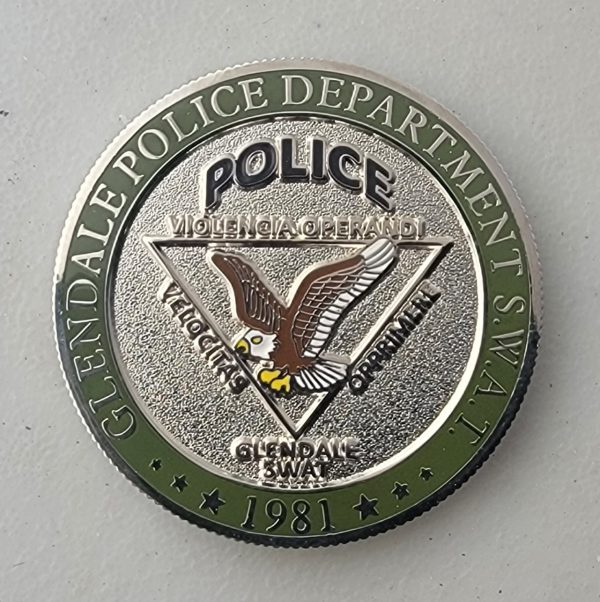GLENDALE POLICE SWAT - Challenge Coin - Image 2