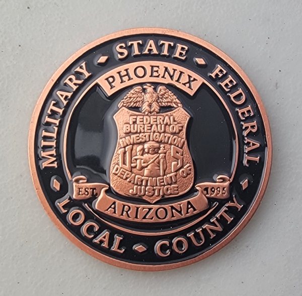 FBI JOINT TERRORISM TASKFORCE - ARIZONA  - Challenge Coin - Image 2