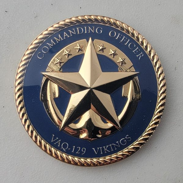 ELECTRONIC ATTACK SQUADRON 132  - Challenge Coin - Image 2