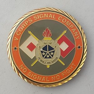 V CORPS SIGNAL COMPANY - Challenge Coin
