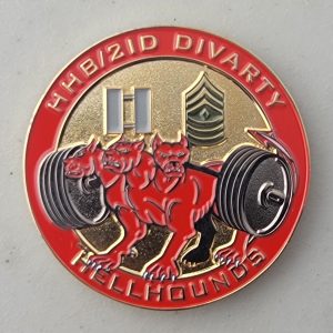 HELLHOUNDS - DOGS OF WAR - Challenge Coin