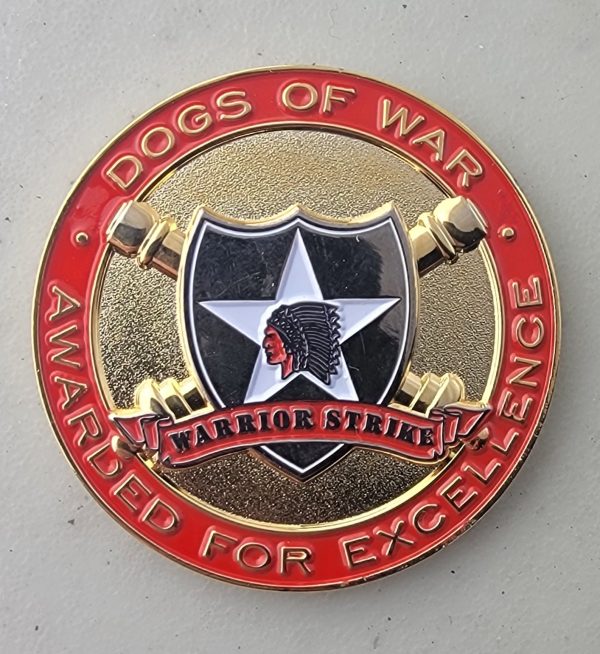 HELLHOUNDS - DOGS OF WAR - Challenge Coin - Image 2