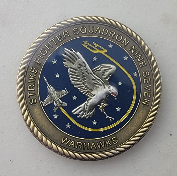 WARHAWKS - F/A-18E SUPER HORNET - Challenge Coin - Image 2