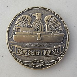 USNS SISLER - T-AKR 311 - Challenge Coin