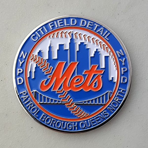 METS - NYPD - Challenge Coin