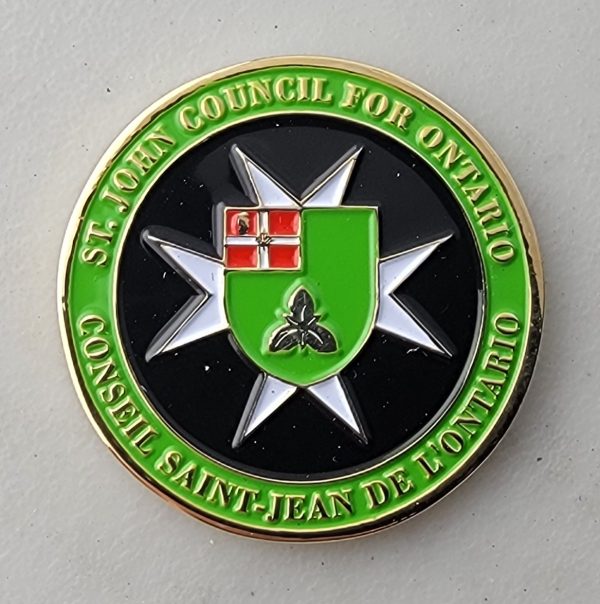 THE ORDER OF ST JOHN - Challenge Coin - Image 2