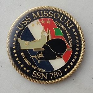 USS MISSOURI - SSN 780 - Challenge Coin