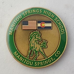 MANITOU SPRINGS HIGH SCHOOL - CALCULUS - Challenge Coin