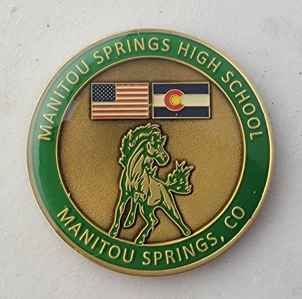 MANITOU SPRINGS HIGH SCHOOL - CALCULUS - Challenge Coin
