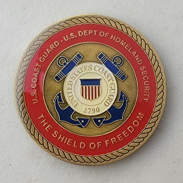USCG AIR STATION -AC/DC - Challenge Coin - Image 2