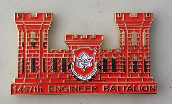 1457th ENGINEER BATTALION - Challenge Coin