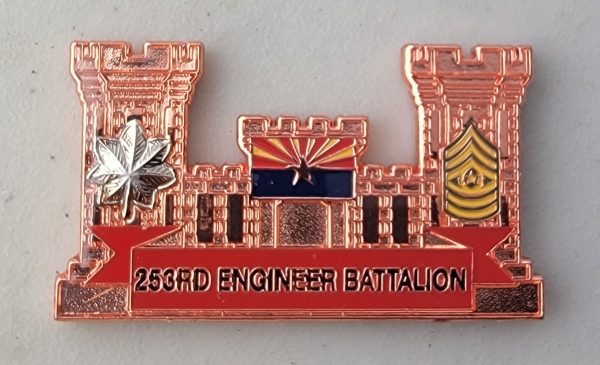 253rd ENGINEER BATTALION - Challenge Coin - Image 2