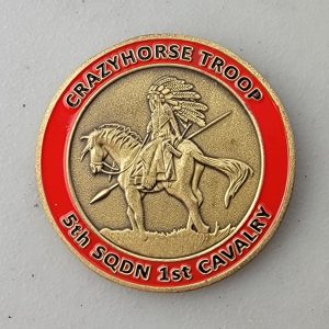 CRAZY HORSE TROOP - Challenge Coin