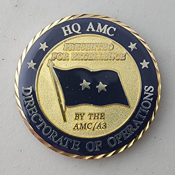 HQ AMC - 2 STAR - Challenge Coin