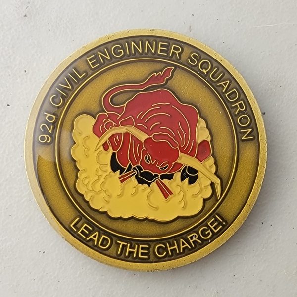 92d CIVIL ENGINEER SQUADRON - Challenge Coin