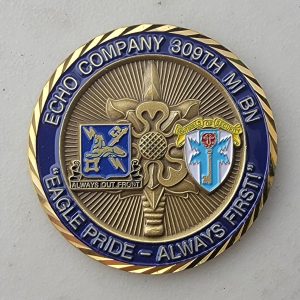 ECHO COMPANY - 309th MI BN - Challenge Coin