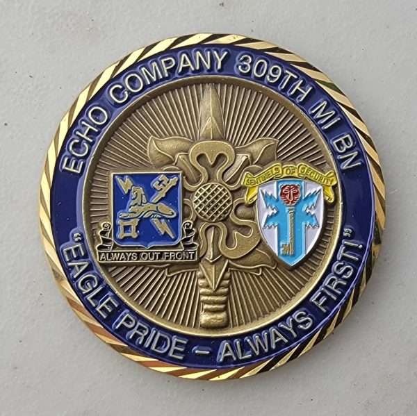 ECHO COMPANY - 309th MI BN - Challenge Coin