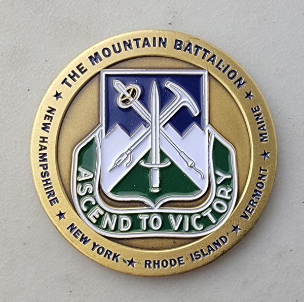 3RD BATTLION 172ND INFANTRY (MOUNTAIN) - Challenge Coin - Image 2