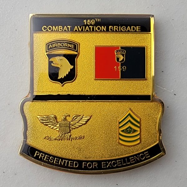 159th COMBAT AVIATION BRIGADE - THUNDER EAGLE - Challenge Coin - Image 2