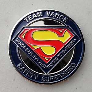 71ST FLYING TNG WING - TEAM VANCE - Challenge Coin