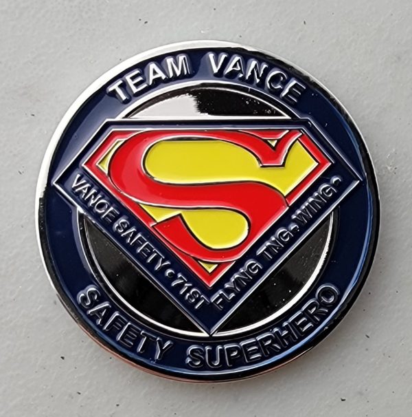 71ST FLYING TNG WING - TEAM VANCE - Challenge Coin