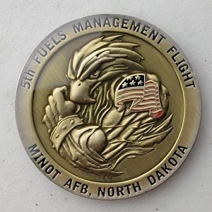 5TH FUELS MANAGEMENT FLIGHT - Challenge Coin