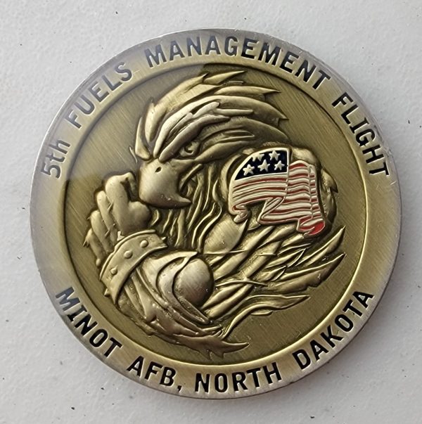 5TH FUELS MANAGEMENT FLIGHT - Challenge Coin