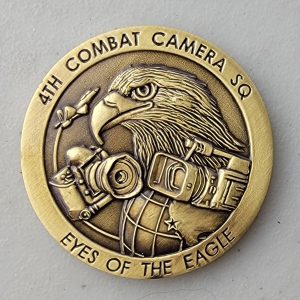 4TH COMBAT CAMERA SQ - Challenge Coin