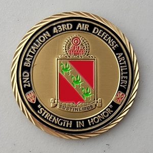 2ND BATTALION - 43RD AIR DEFENSE ARTILLERY - Challenge Coin