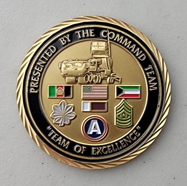 2ND BATTALION - 43RD AIR DEFENSE ARTILLERY - Challenge Coin - Image 2