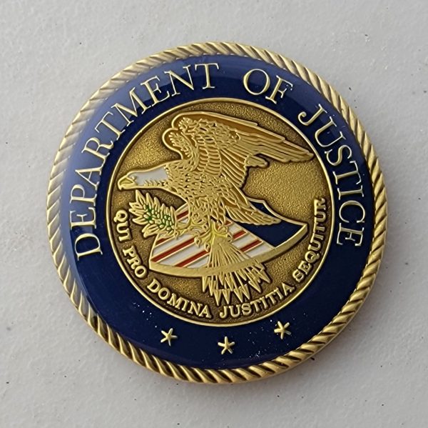 DOJ - JCC - Challenge Coin - Image 2
