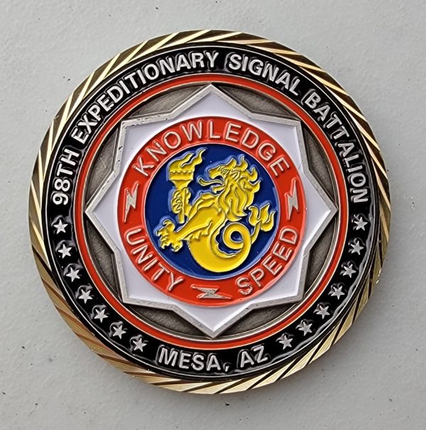 98TH EXPEDITIONARY SIGNAL BATTALION - Challenge Coin