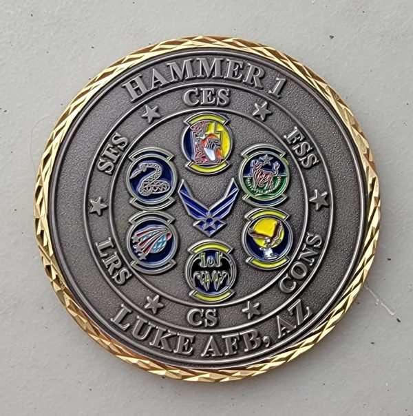 56TH MISSION SUPPORT GROUP - Challenge Coin - Image 2