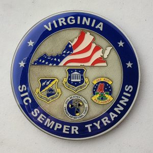 VIRGINIA AIR NATIONAL GUARD - Challenge Coin