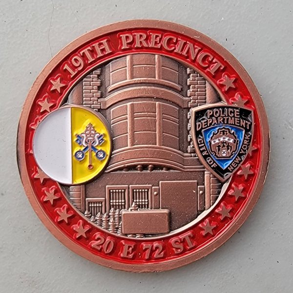 POPE FRANCIS - NYPD - Challenge Coin - Image 2
