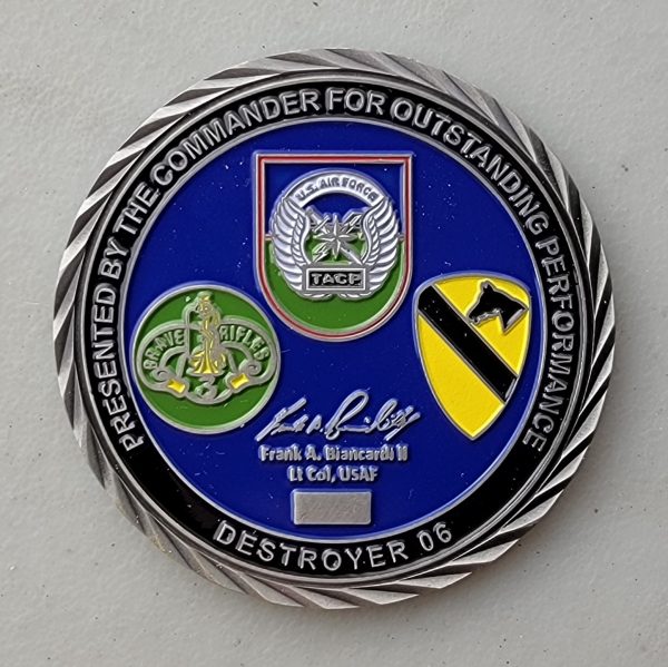 9TH AIR SUPPORT OPERATIONS SQUDRON - Challenge Coin - Image 2
